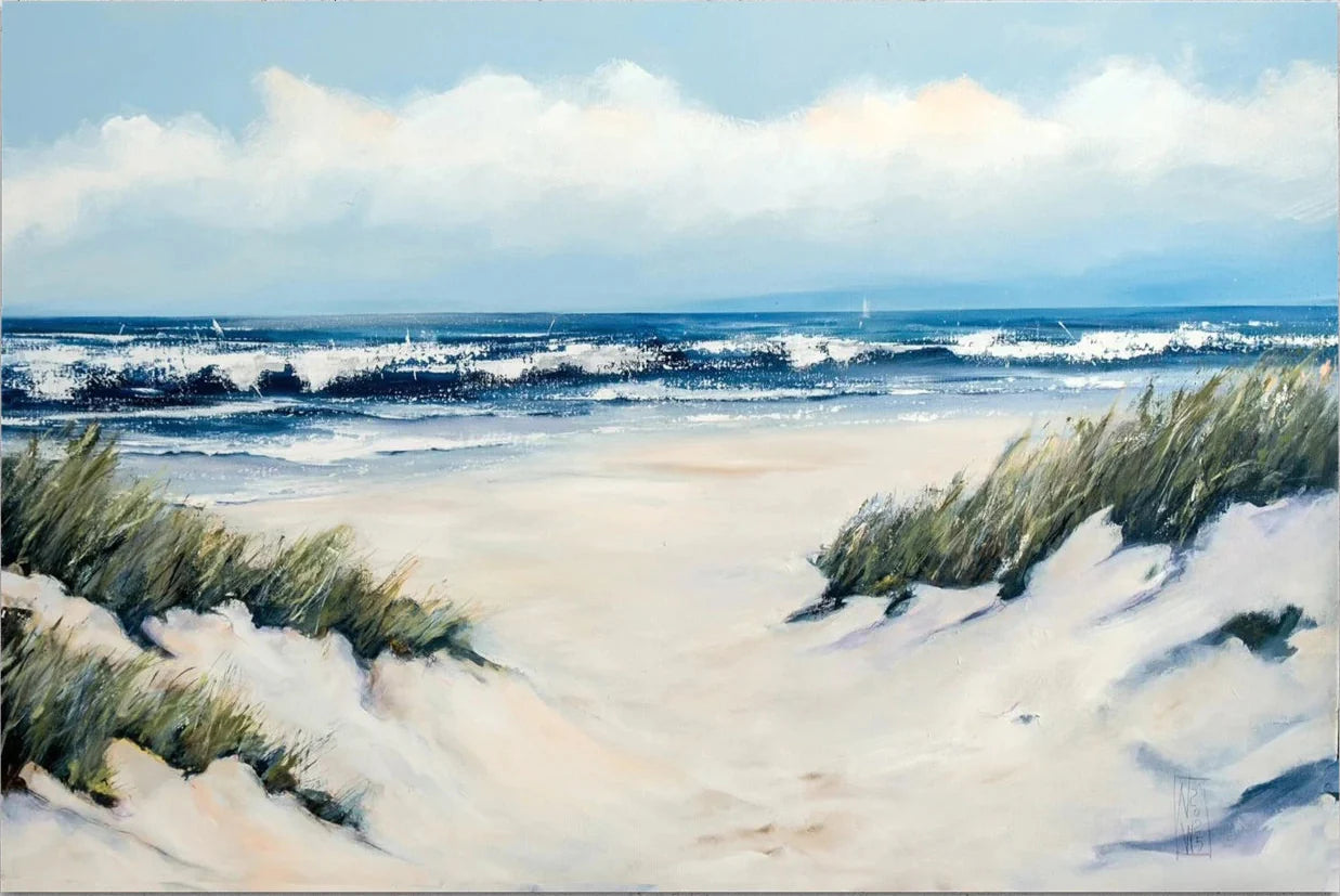 Nordsee-Kunst auf Leinwand – Maritim & ausdrucksstark | Atelier am Meer