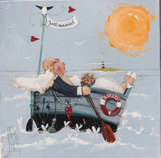 Just Married gemalt von Nicole Wenning