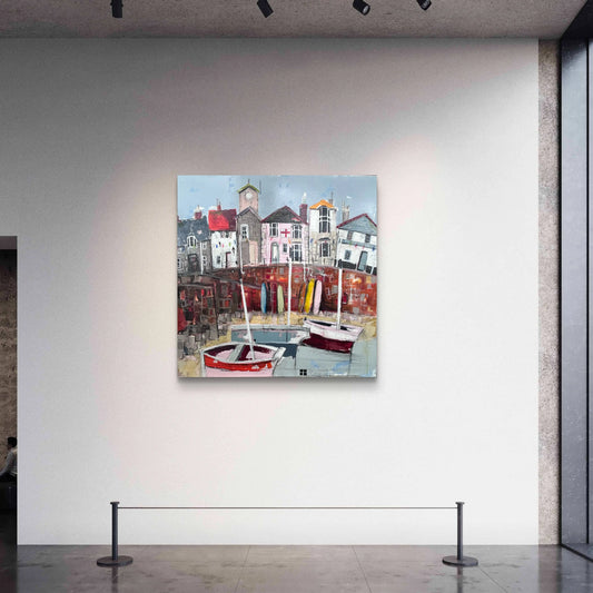 Mousehole Harbour – Original von Nicole Wenning