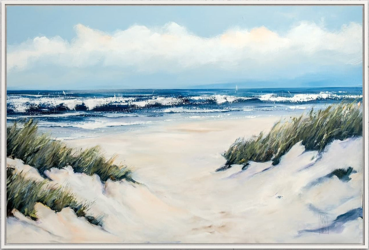 „Düne am Meer“ Leinwanddruck von Nicole Wenning | Atelier am Meer
