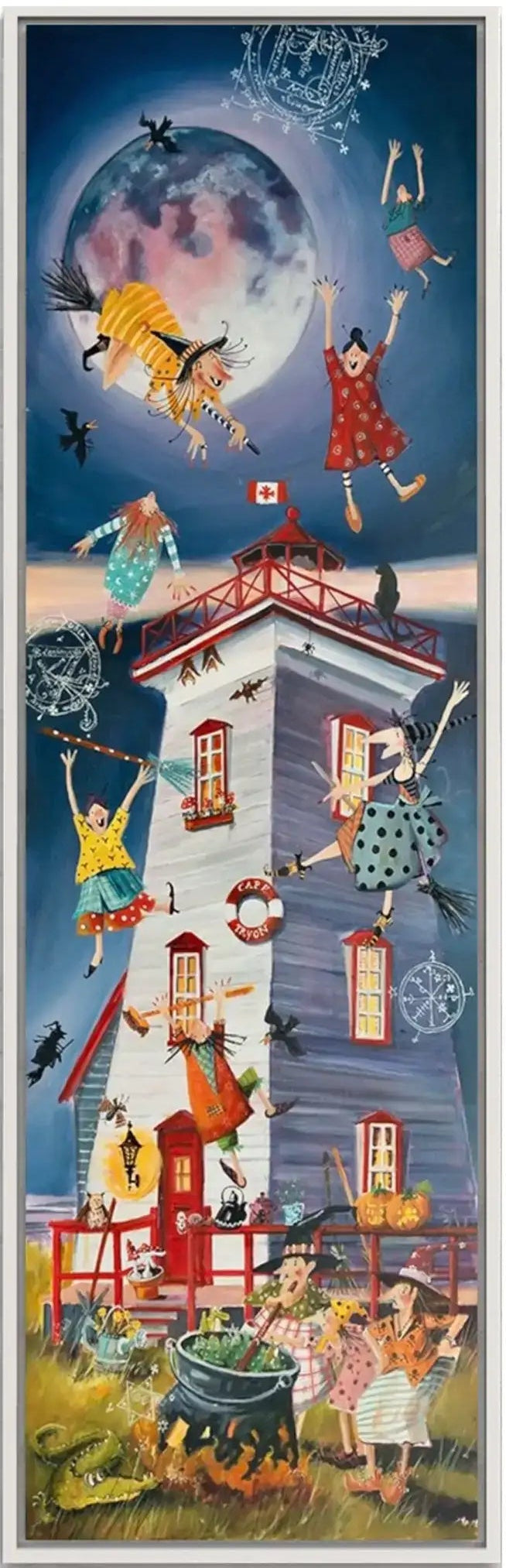 Hexentanz am Cape Tryon- Leinwanddruck auf Keilrahmen - Atelier am Meer