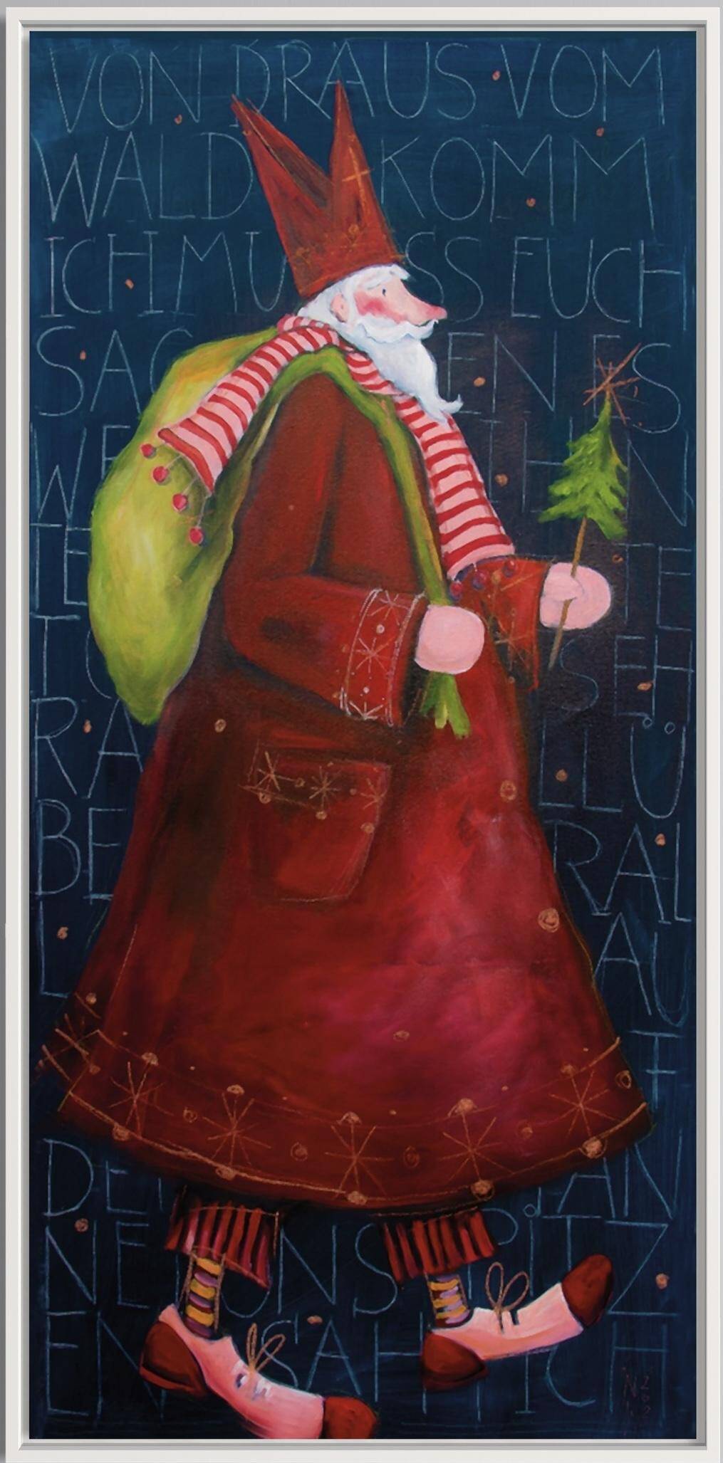 Nikolaus - Leinwanddruck auf Keilrahmen - Atelier am Meer