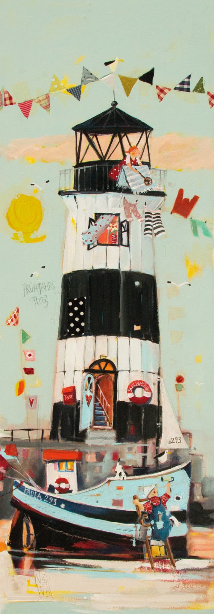 Schleimünde gemalt von Nicole Wenning