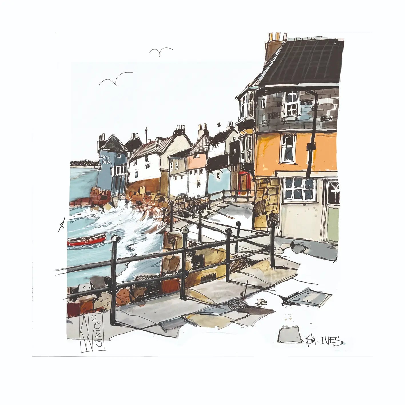 St. Ives Harbour – FineArt-Kunstdruck – Nicole Wenning