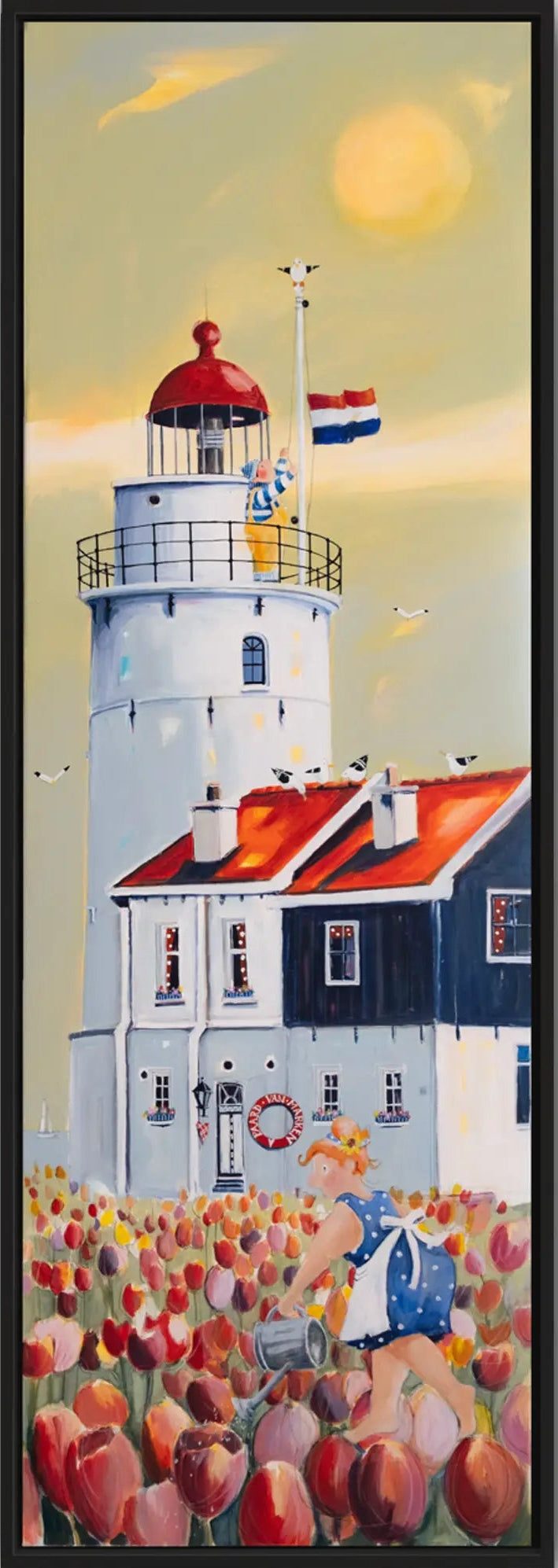 Galerie am Meer – Acrylgemälde von Nicole Wenning