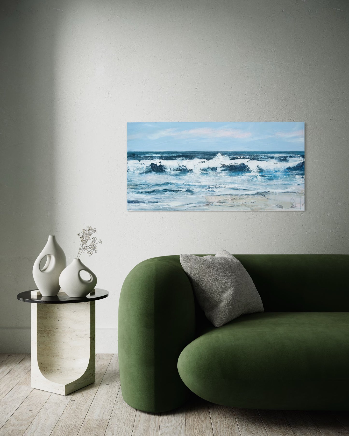 Maritimer Leinwanddruck - Nordsee-Kunst von Nicole Wenning