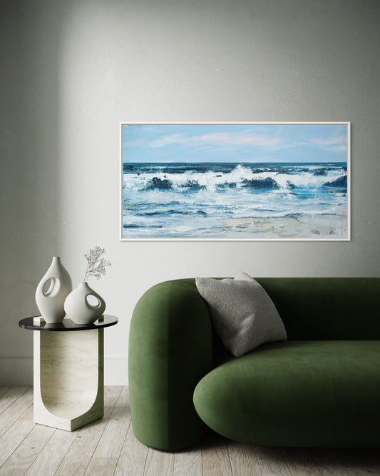 Maritimer Leinwanddruck - Nordsee-Kunst von Nicole Wenning