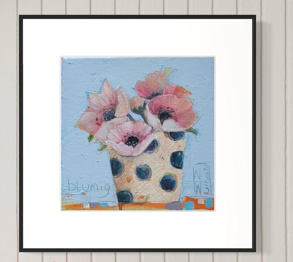 Stillleben"blumig" - Fineartprint - Atelier am Meer