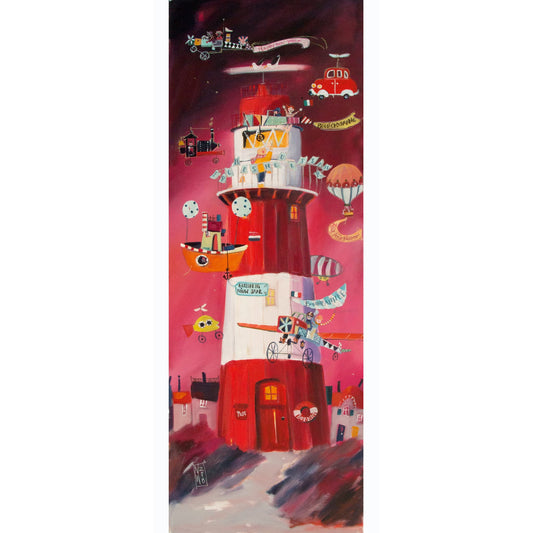 Der elektrische Leuchtturm fantasievolle Geschichte von Nicole Wenning