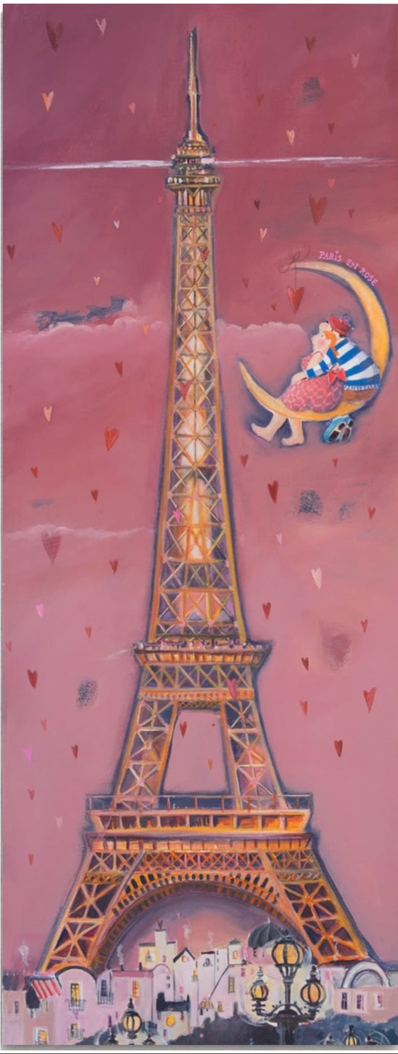 Pariser Eiffelturm - Leinwanddruck auf Keilrahmen - Atelier am Meer
