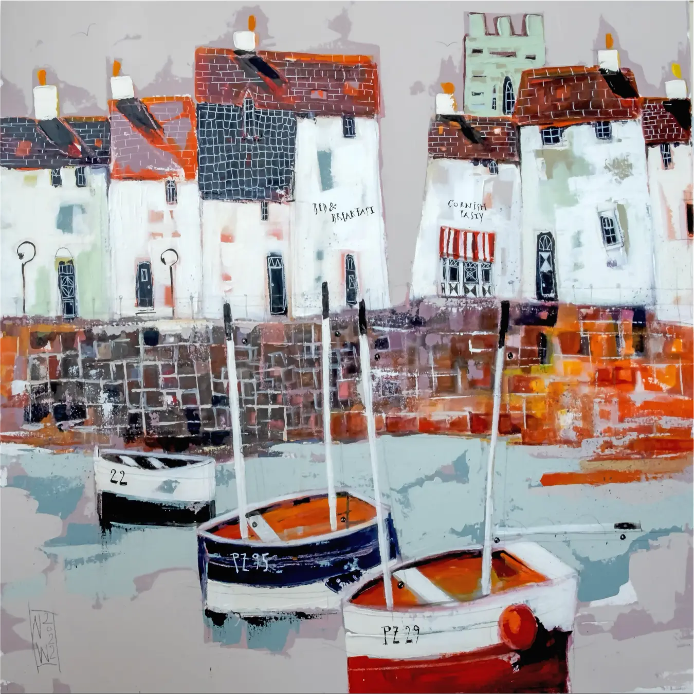 Cornwall Kunst – Skizzen & Leinwandbilder | Nicole Wenning – Atelier am Meer