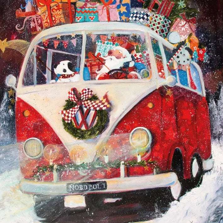 Auto-Kunst auf Leinwand – groß & handveredelt | Atelier am Meer