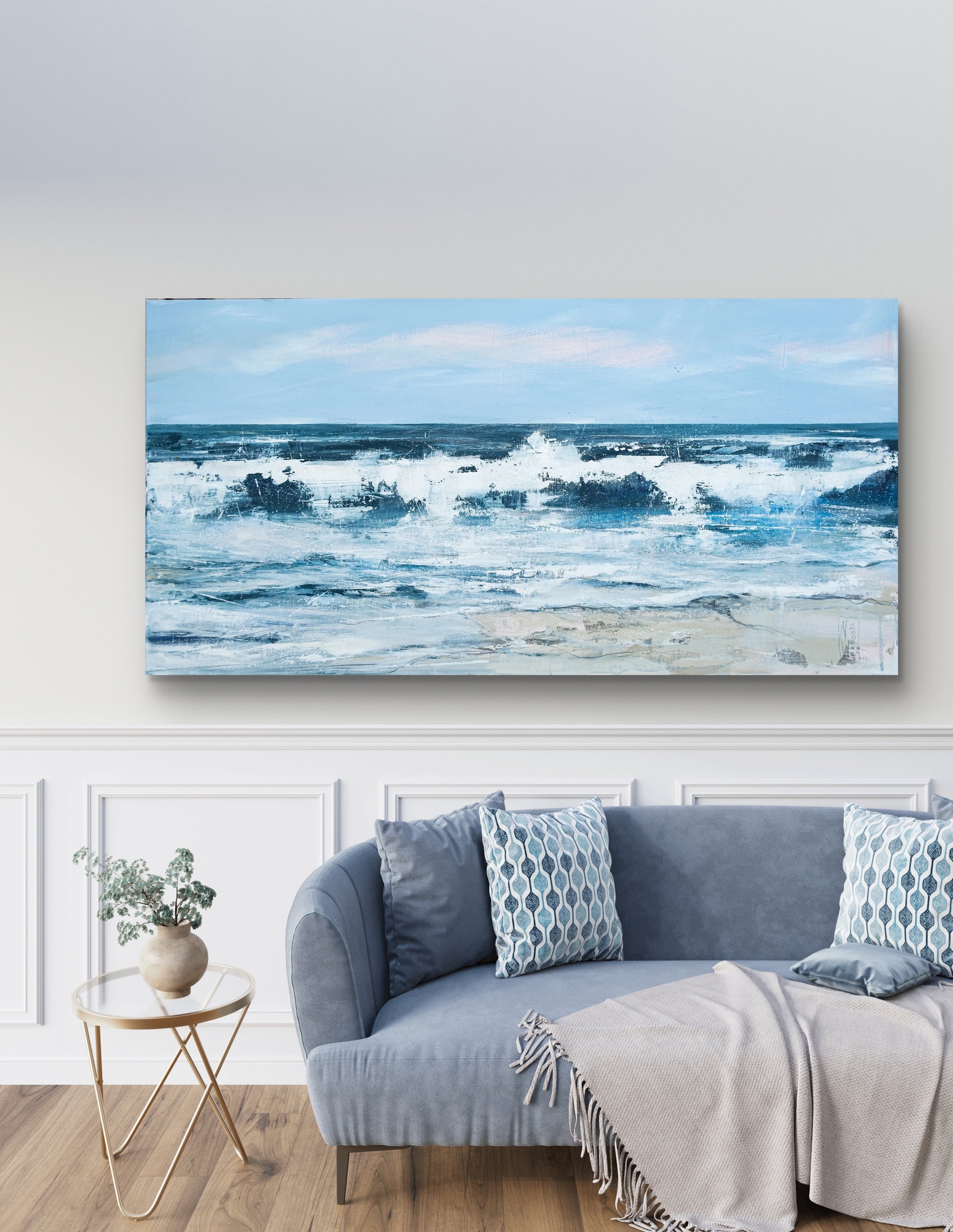 Maritimer Leinwanddruck  - Nordsee-Kunst von Nicole Wenning
