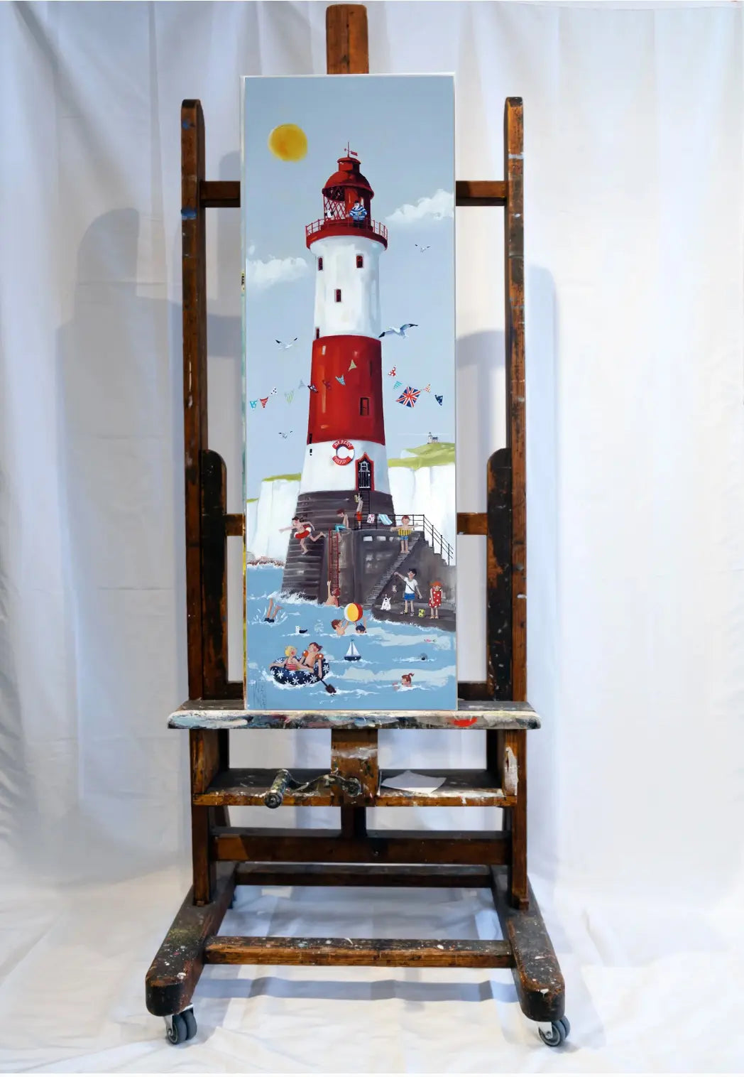 Beachy Head Lighthouse – Original von Nicole Wenning