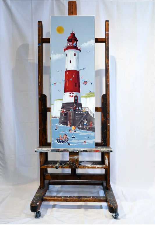 Beachy Head Lighthouse – Original von Nicole Wenning