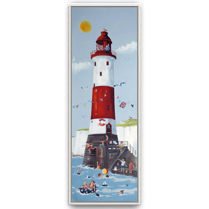 Beachy_Head Leuchtturm gemalt von Nicole Wenning