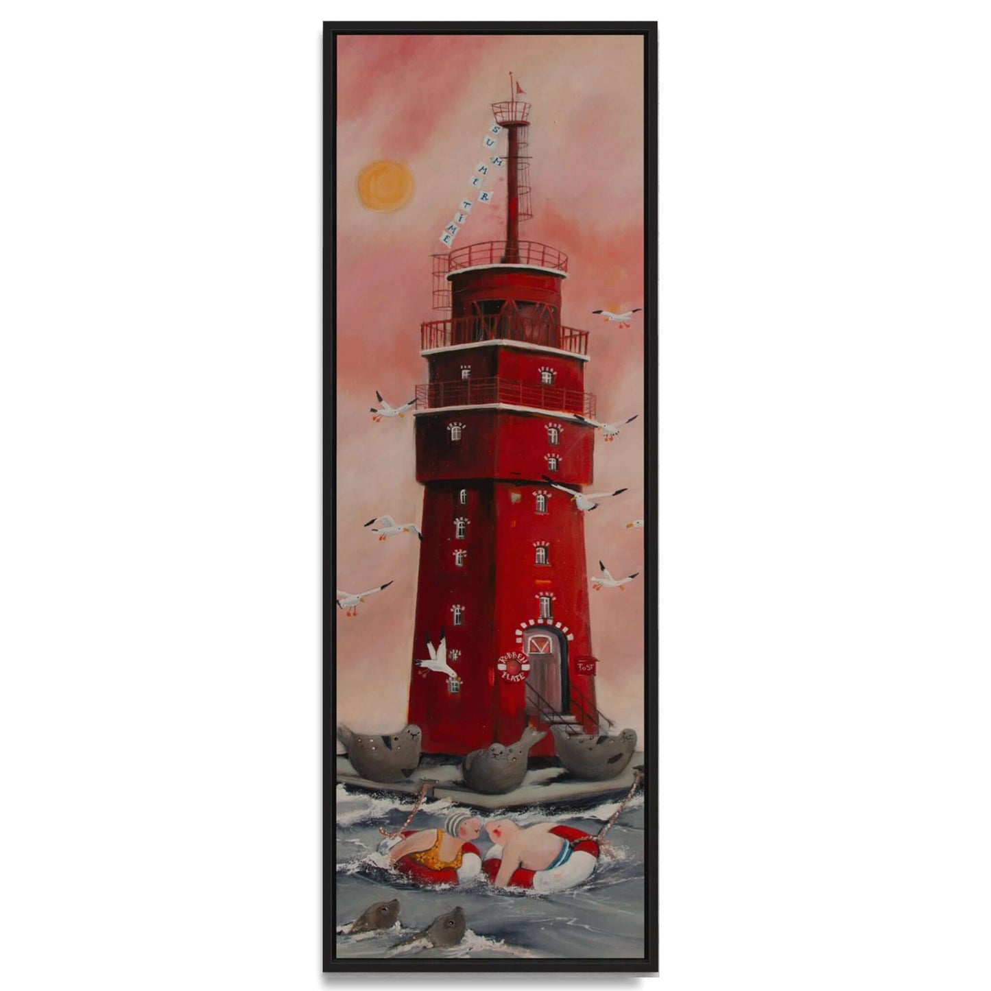 Robbenplaate - Leinwanddruck auf Keilrahmen - Atelier am Meer 