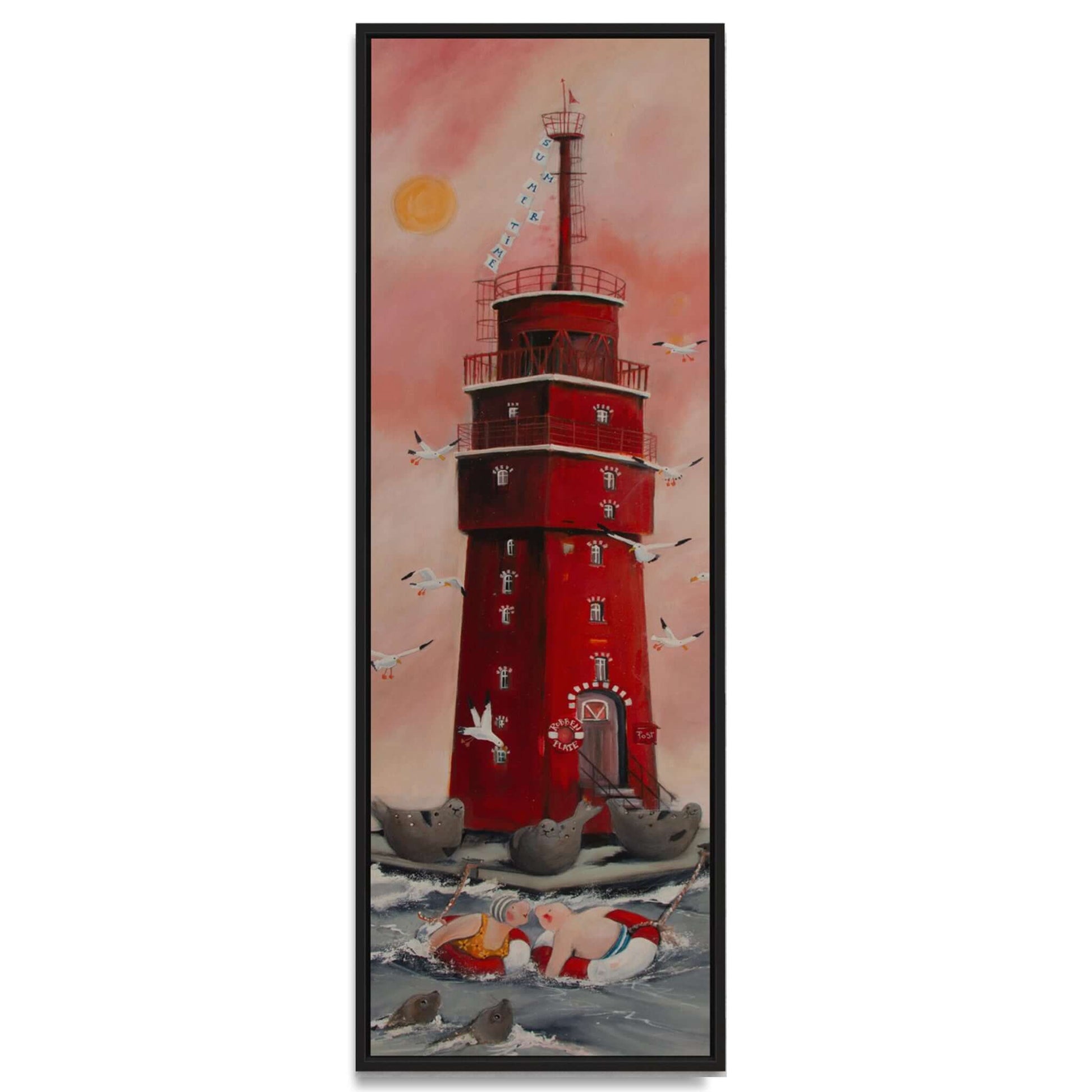 Robbenplaate - Leinwanddruck auf Keilrahmen - Atelier am Meer 
