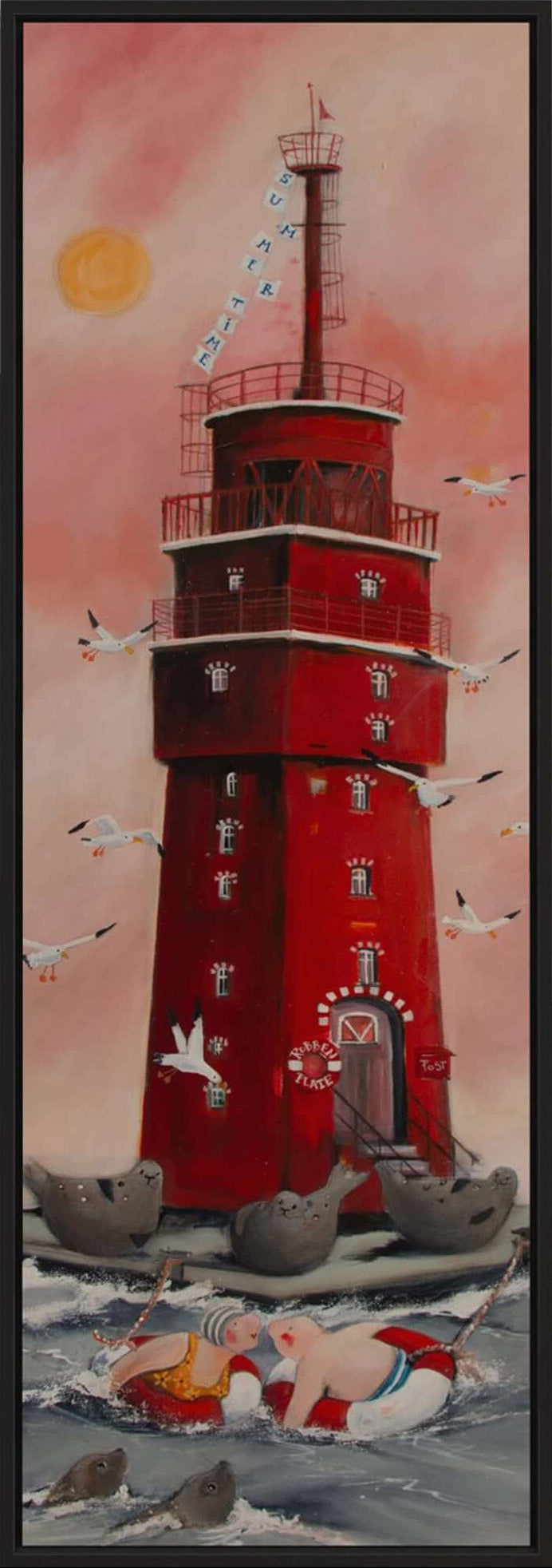 Robbenplaate - Leinwanddruck auf Keilrahmen - Atelier am Meer 
