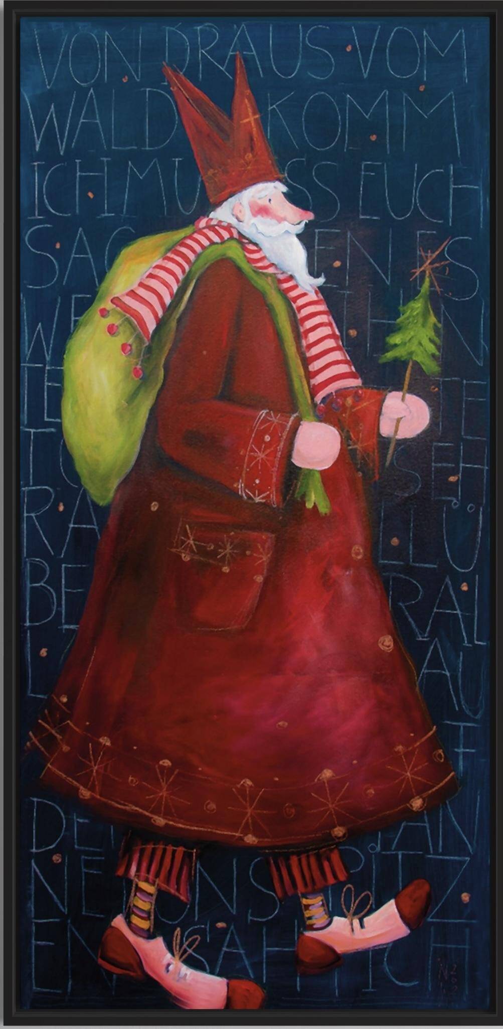 Nikolaus - Leinwanddruck auf Keilrahmen - Atelier am Meer 