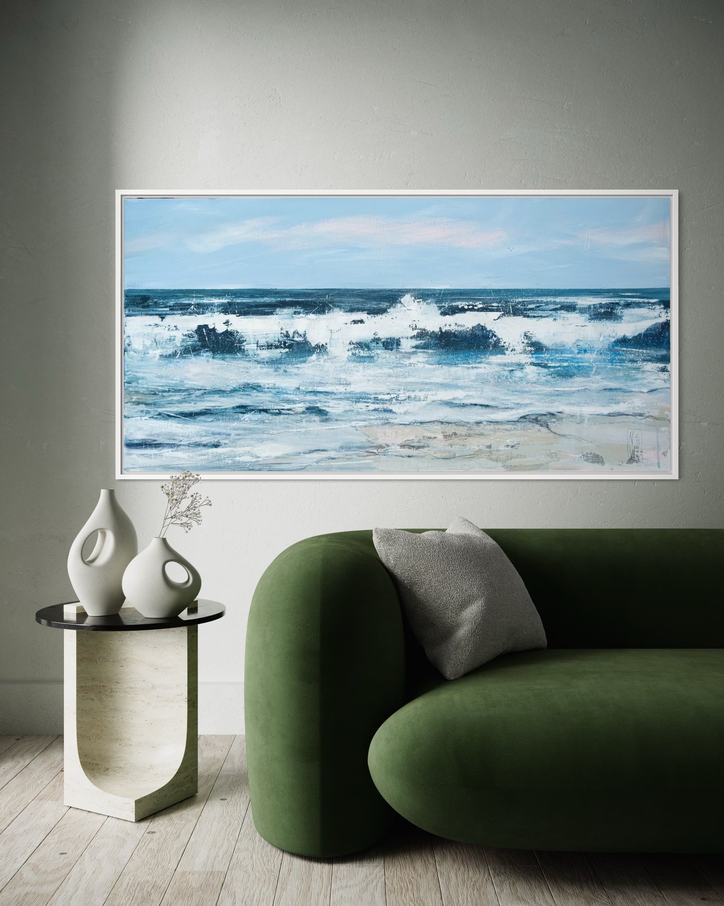 Maritimer Leinwanddruck  - Nordsee-Kunst von Nicole Wenning