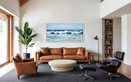 Maritimer Leinwanddruck  - Nordsee-Kunst von Nicole Wenning