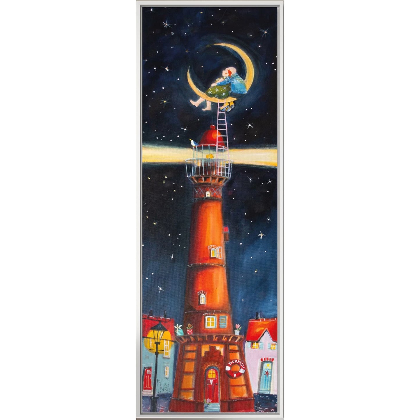 Neuer Leuchtturm in the Moon gemalt von Nicole Wenning