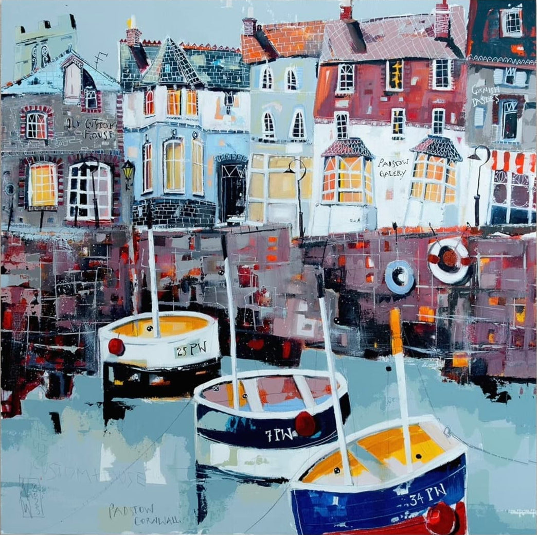 "Padstow Harbour Leinwanddruck