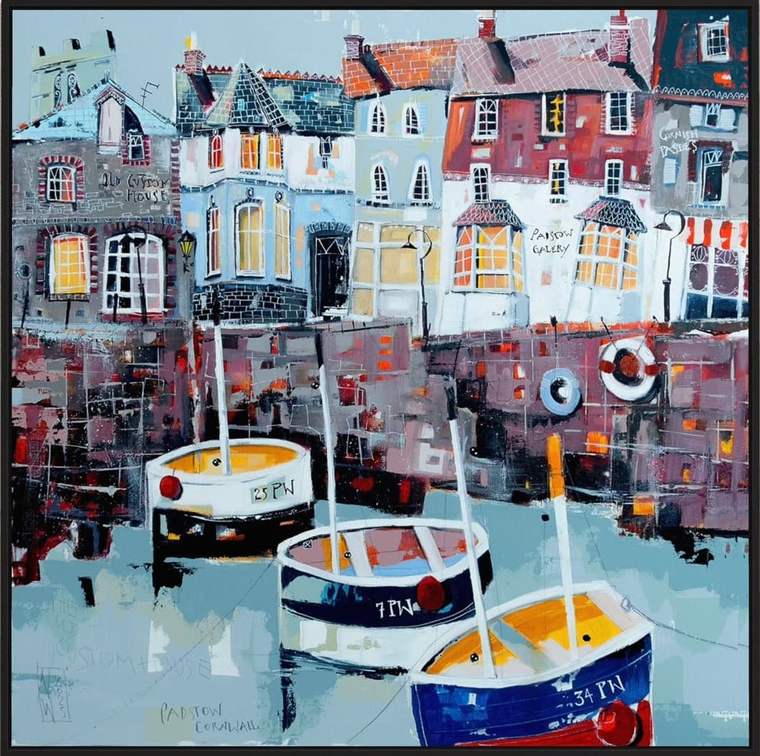 "Padstow Harbour Leinwanddruck