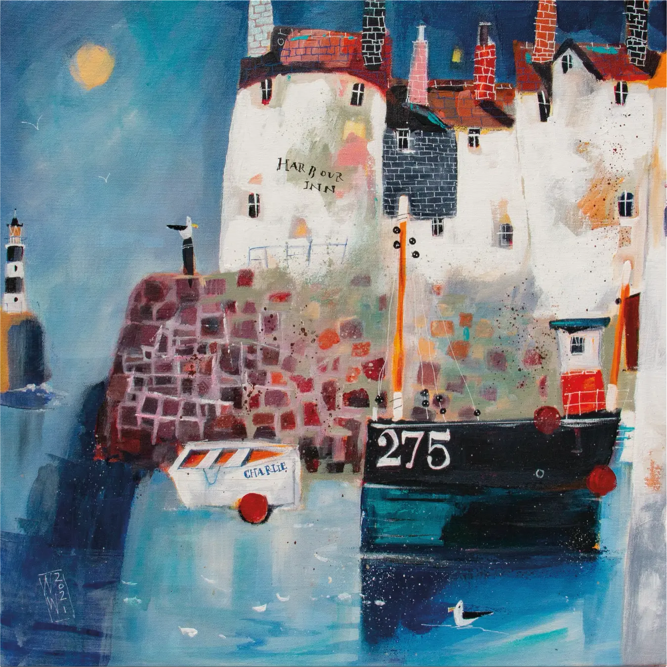 Harbour Inn Leinwanddruck von Nicole Wenning | Atelier am Meer