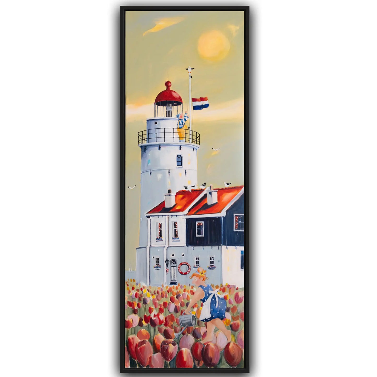 Galerie am Meer – Acrylgemälde von Nicole Wenning
