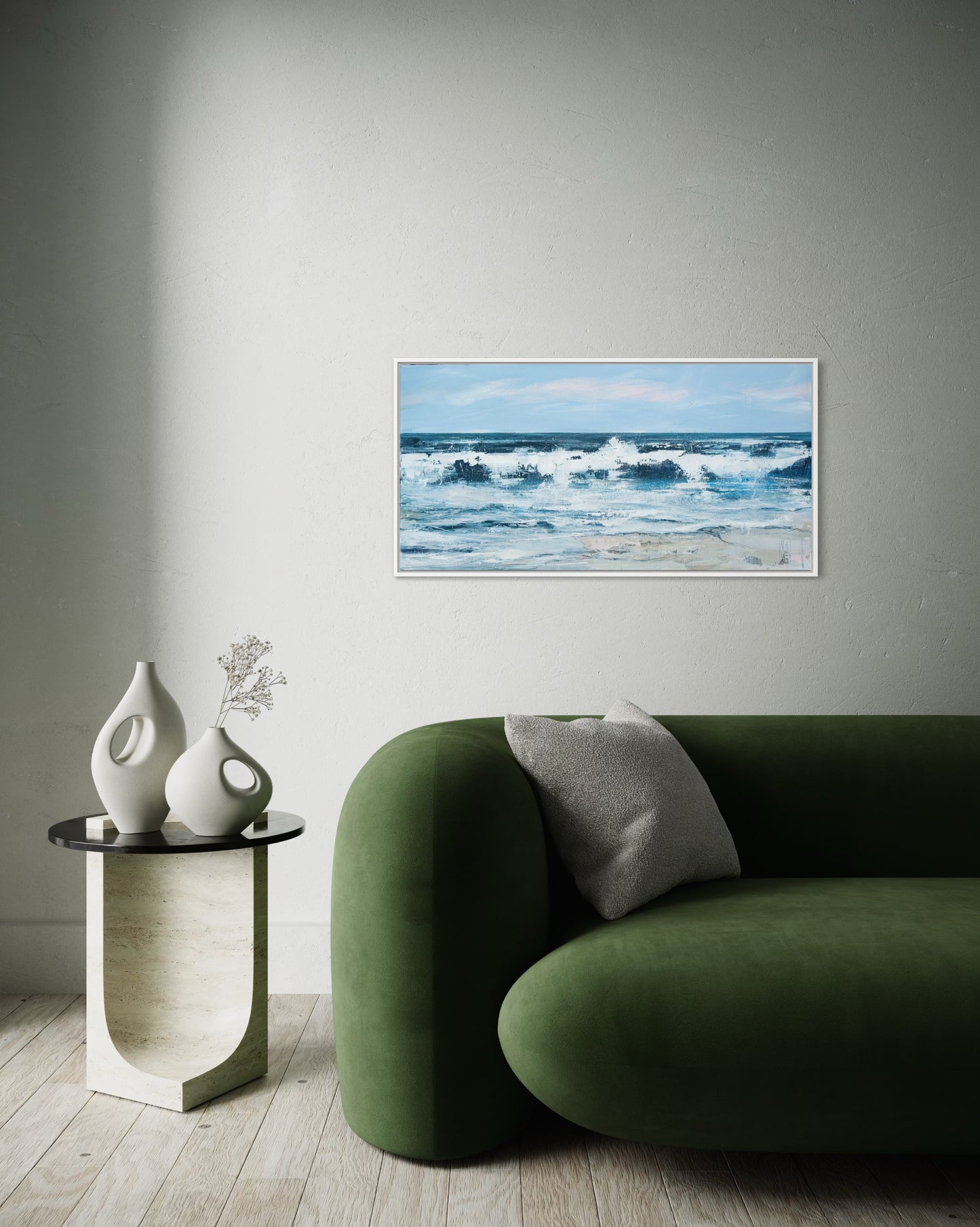 Maritimer Leinwanddruck  - Nordsee-Kunst von Nicole Wenning