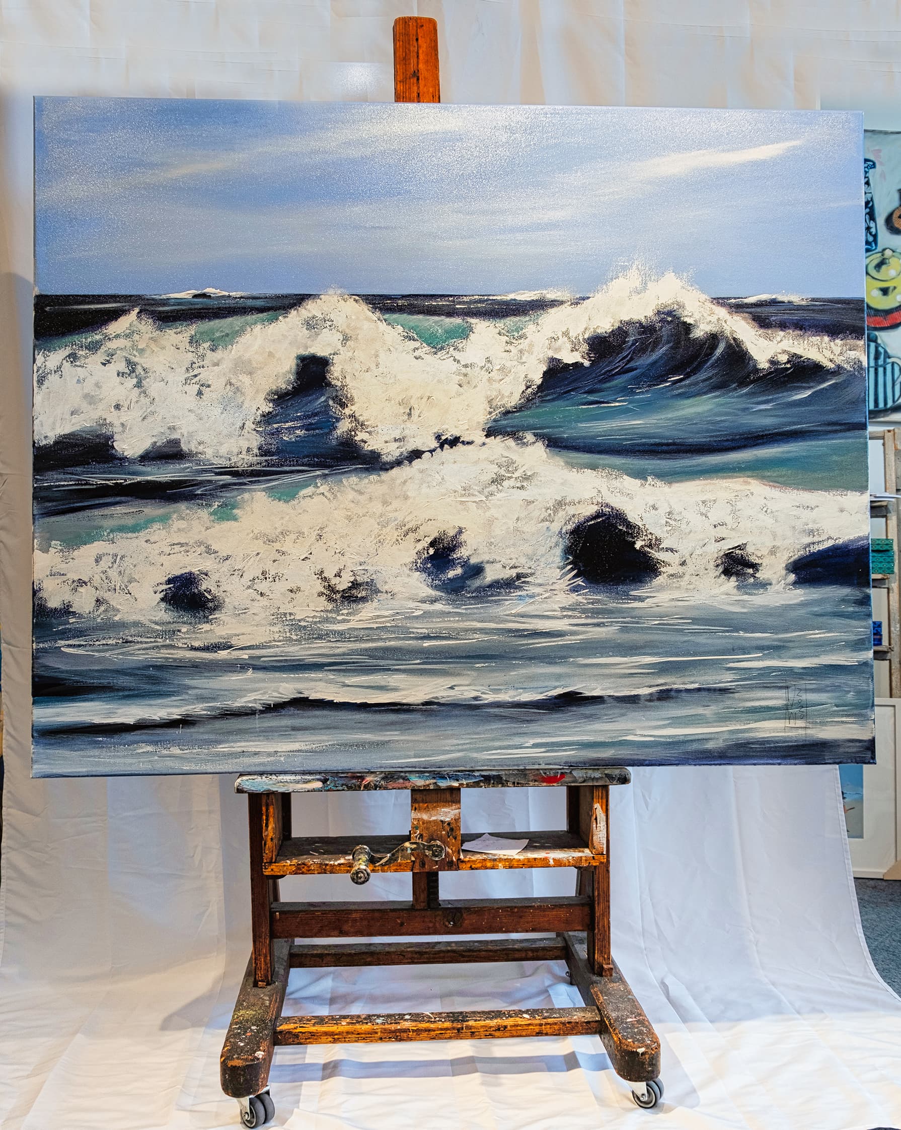 Welle Original Acryl - Atelier am Meer 