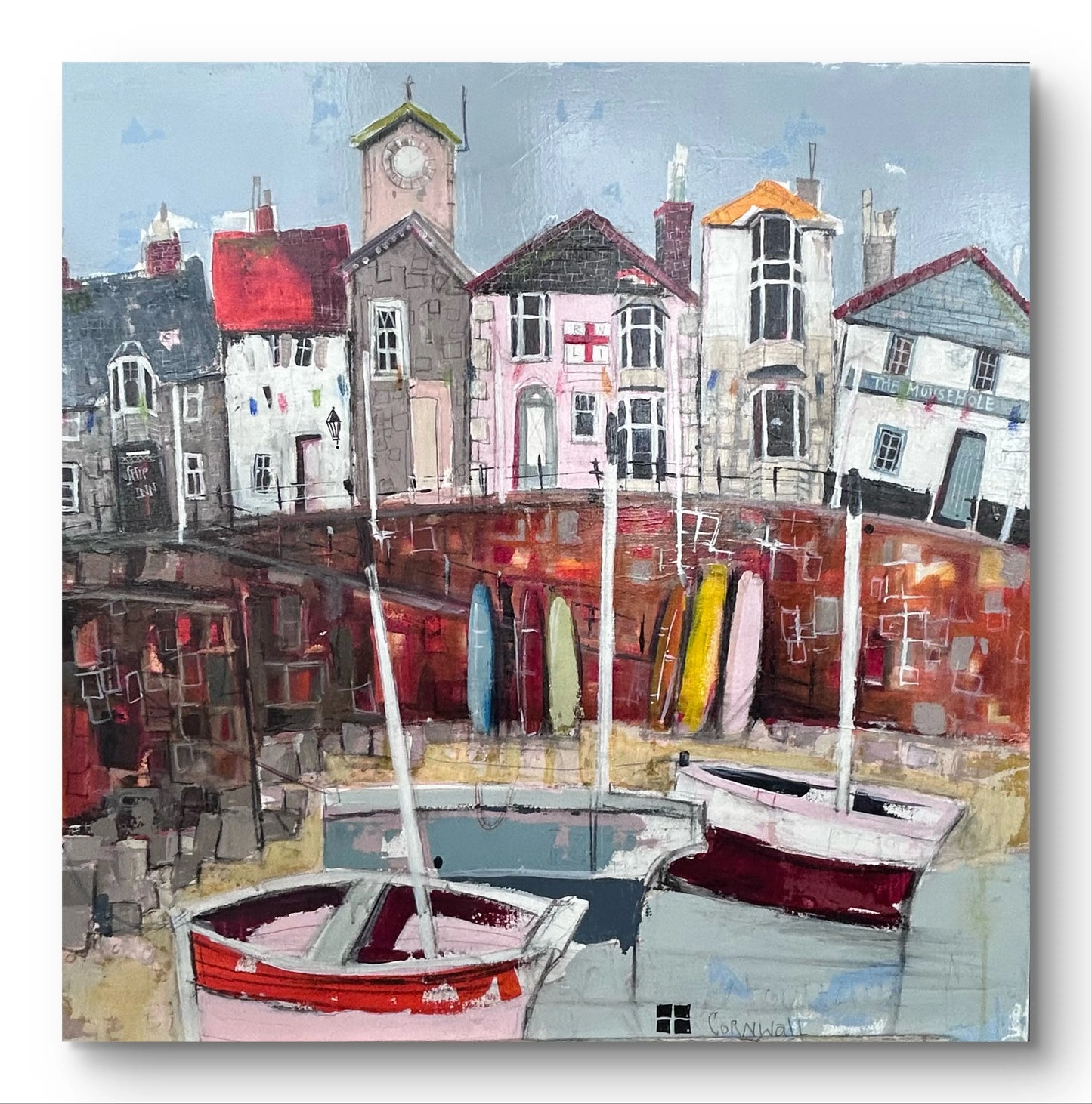 Mousehole Harbour – Original von Nicole Wenning