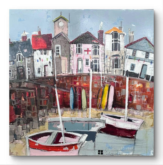 Mousehole Harbour – Original von Nicole Wenning