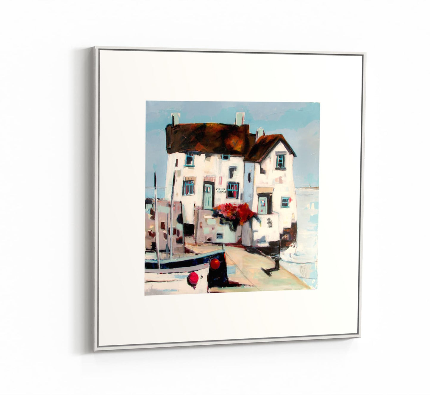 Corner Cottage, Fineart Print von Nicole Wenning