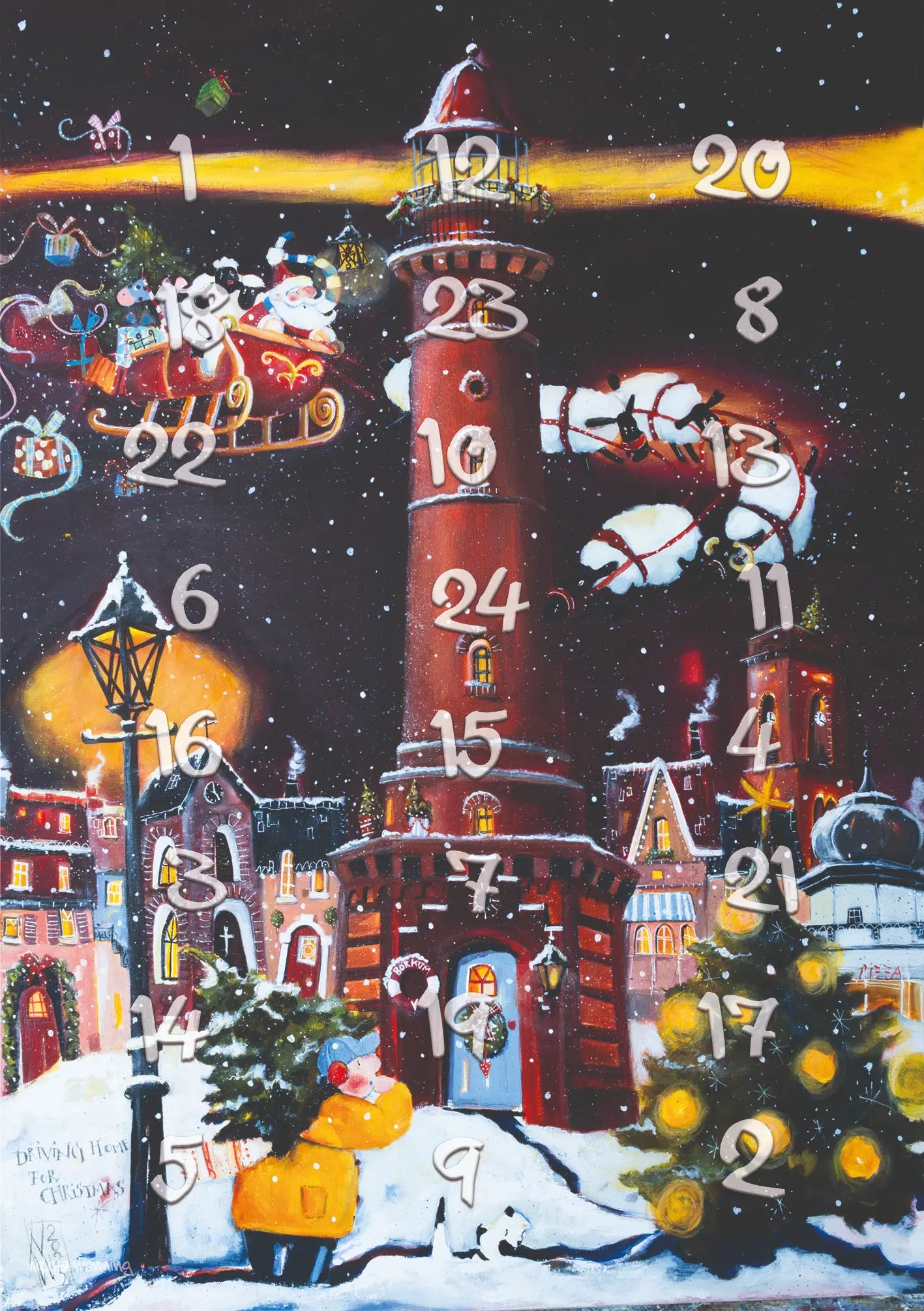 Borkumer Weihnachten 2026 – Schokoladen-Adventskalender von Nicole Wenning