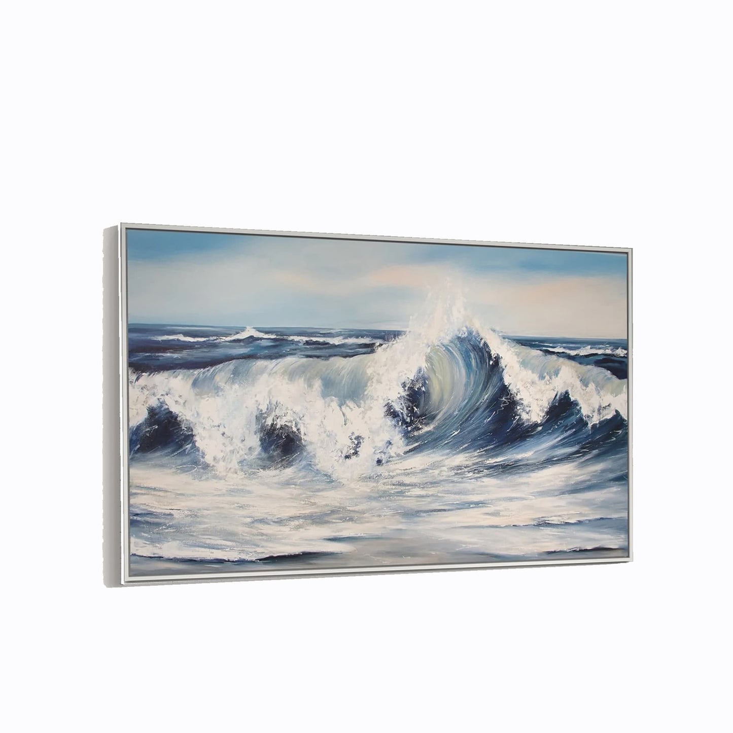 "Welle" – Leinwanddruck auf Keilrahmen - Atelier am Meer 