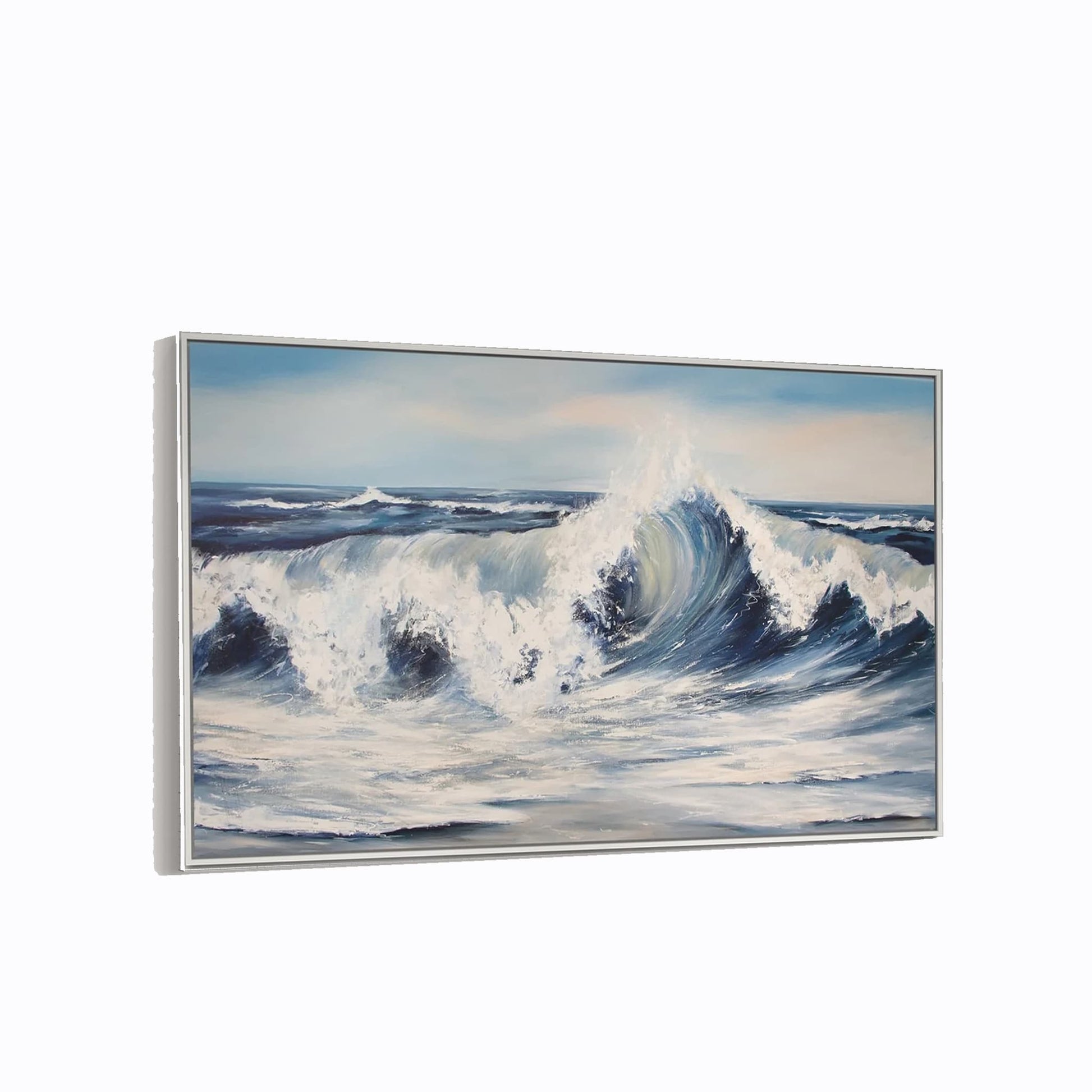 "Welle" – Leinwanddruck auf Keilrahmen - Atelier am Meer 